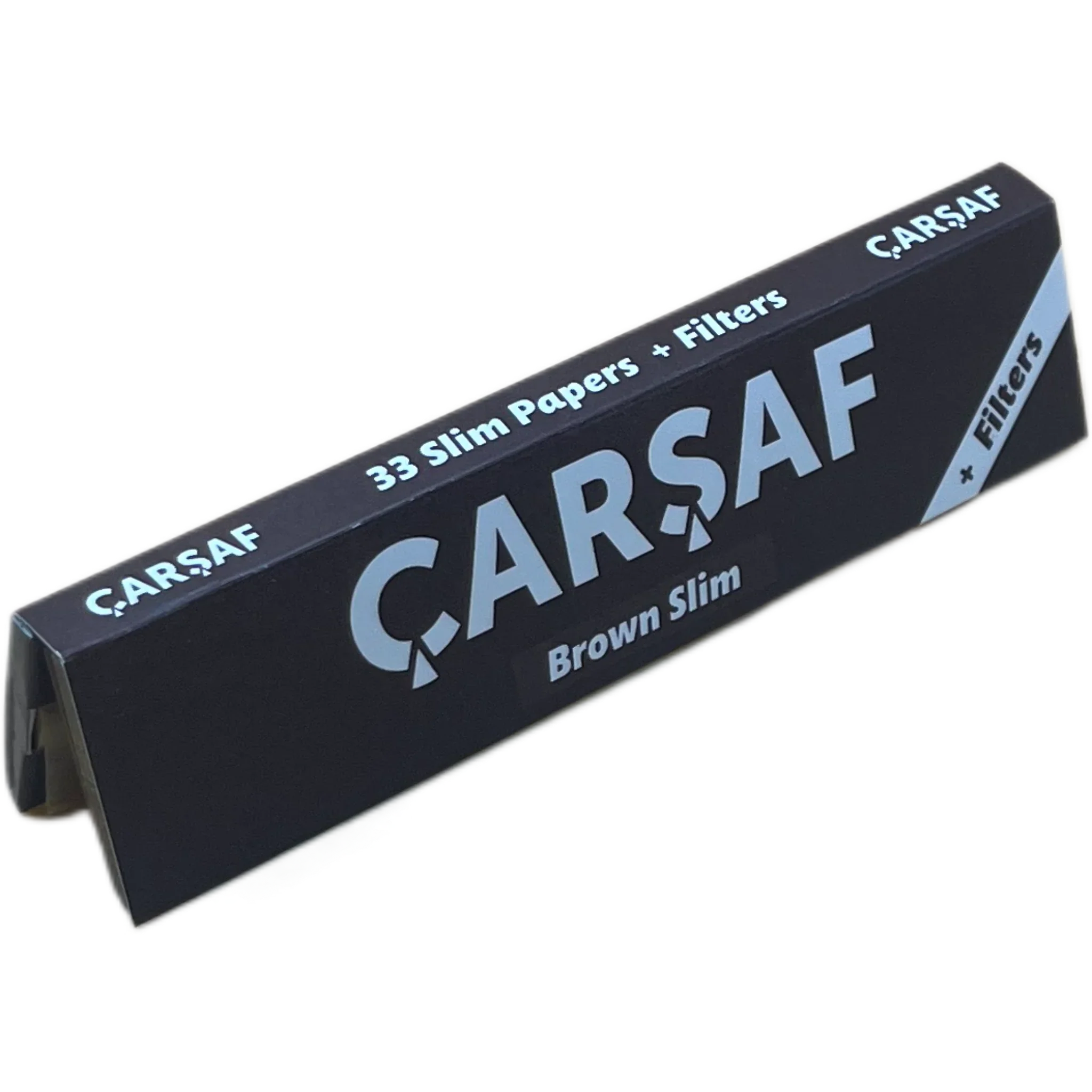 Carsaf Brown Slim – 50 Booklets | Umweltfreundliche, dünne Zigarettenblättchen im Slim-Format für ein sanftes Abbrennen